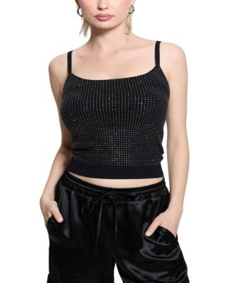 Women's Khloe Rhinestone Sweater Tank Top