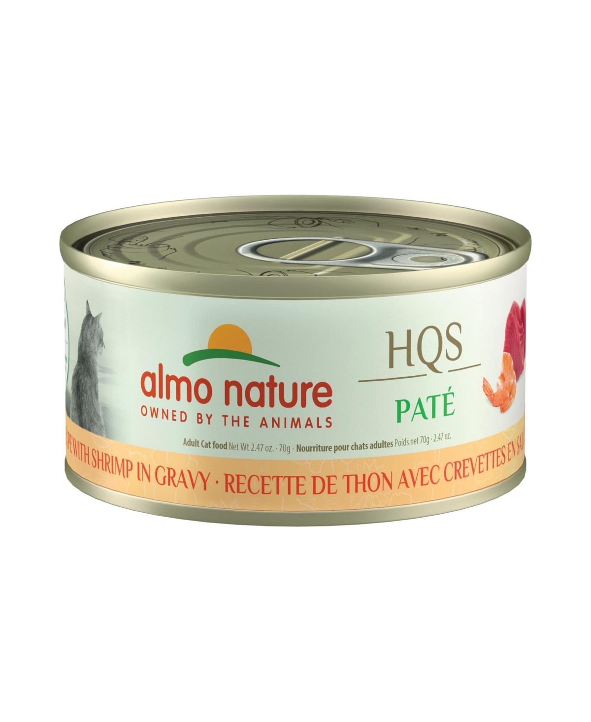 Hqs Pate' Cat 24pk (2.47oz): Tuna Recipe W/ Shrimp In Gravy - Tuna  shrimps