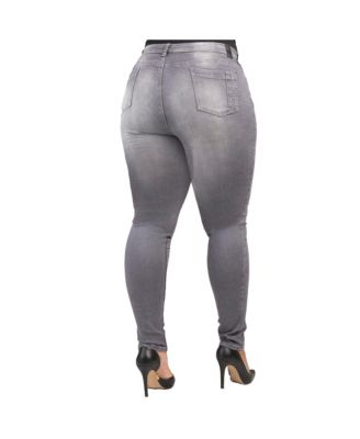 Plus Size Curvy-Fit Midrise Skinny Jeans