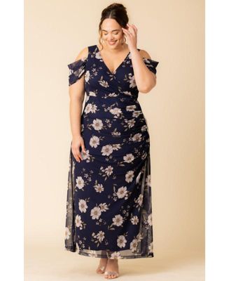 Plus Size Seraphina Mesh Gown