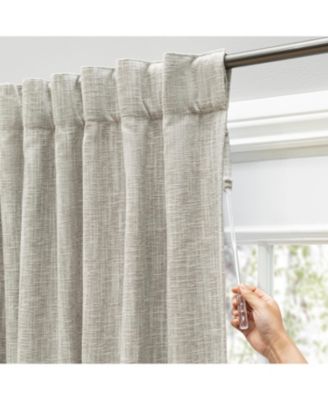 Haven 100% Blackout Rod Pocket with Back Tabs Patio Panel with Wand