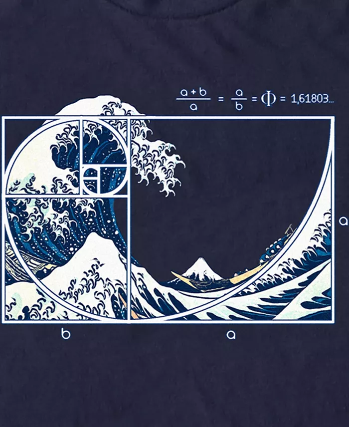 Men's The Great Fibonacci Wave Short Sleeve T-Shirt - thumbnail 3