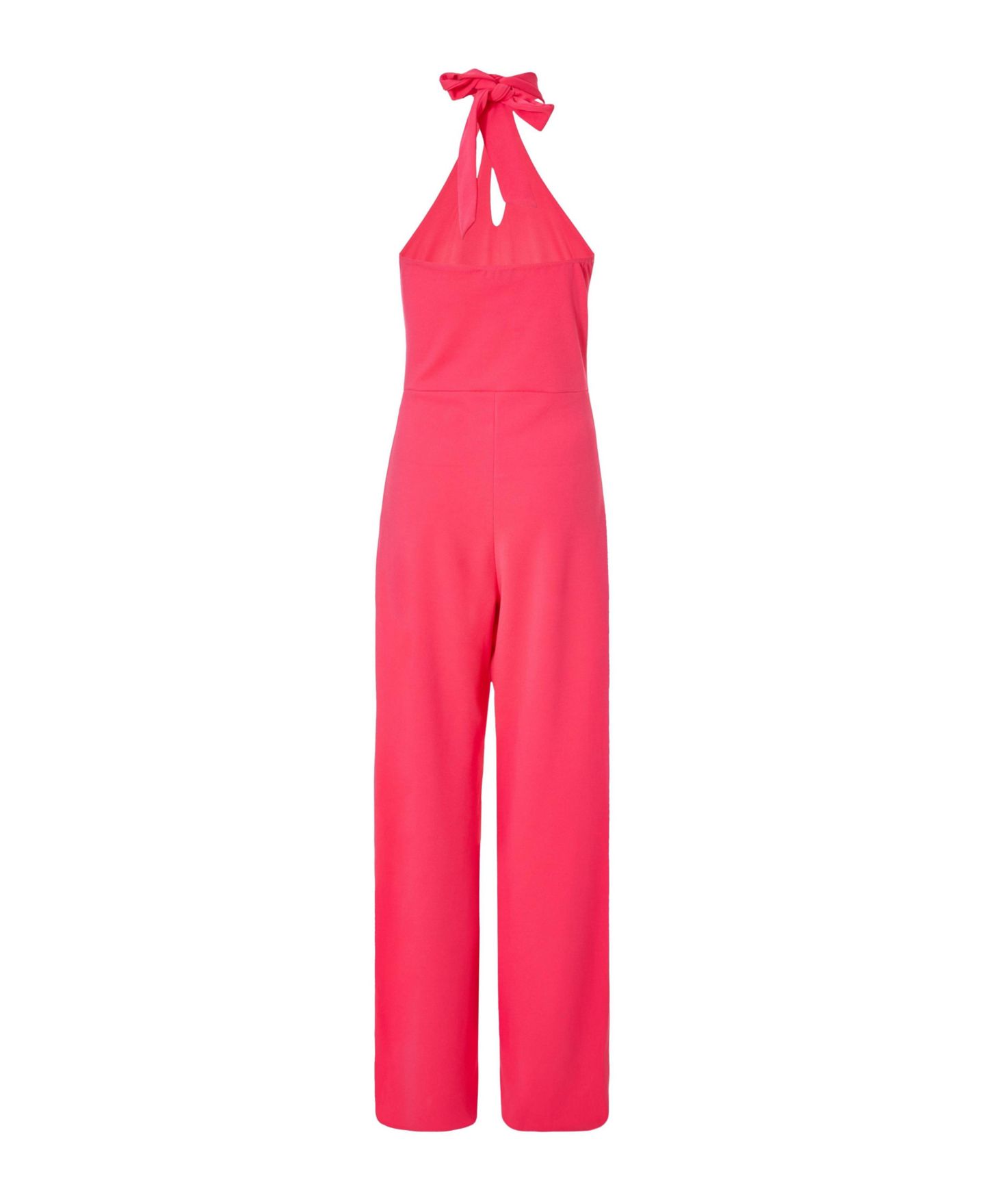 Женский комбинезон QUIZ Scuba Crepe Halterneck Jumpsuit, цвет: Пурпурный — фото 3