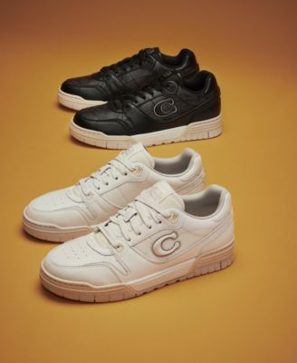 COACH SoHo Leather Lace-Up Casual Sneakers - Macy's