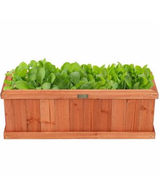 Wooden Decorative Planter Box for Garden Yard and Window
