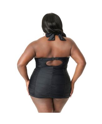 Plus Size Mansfield Halter One Piece Swimsuit