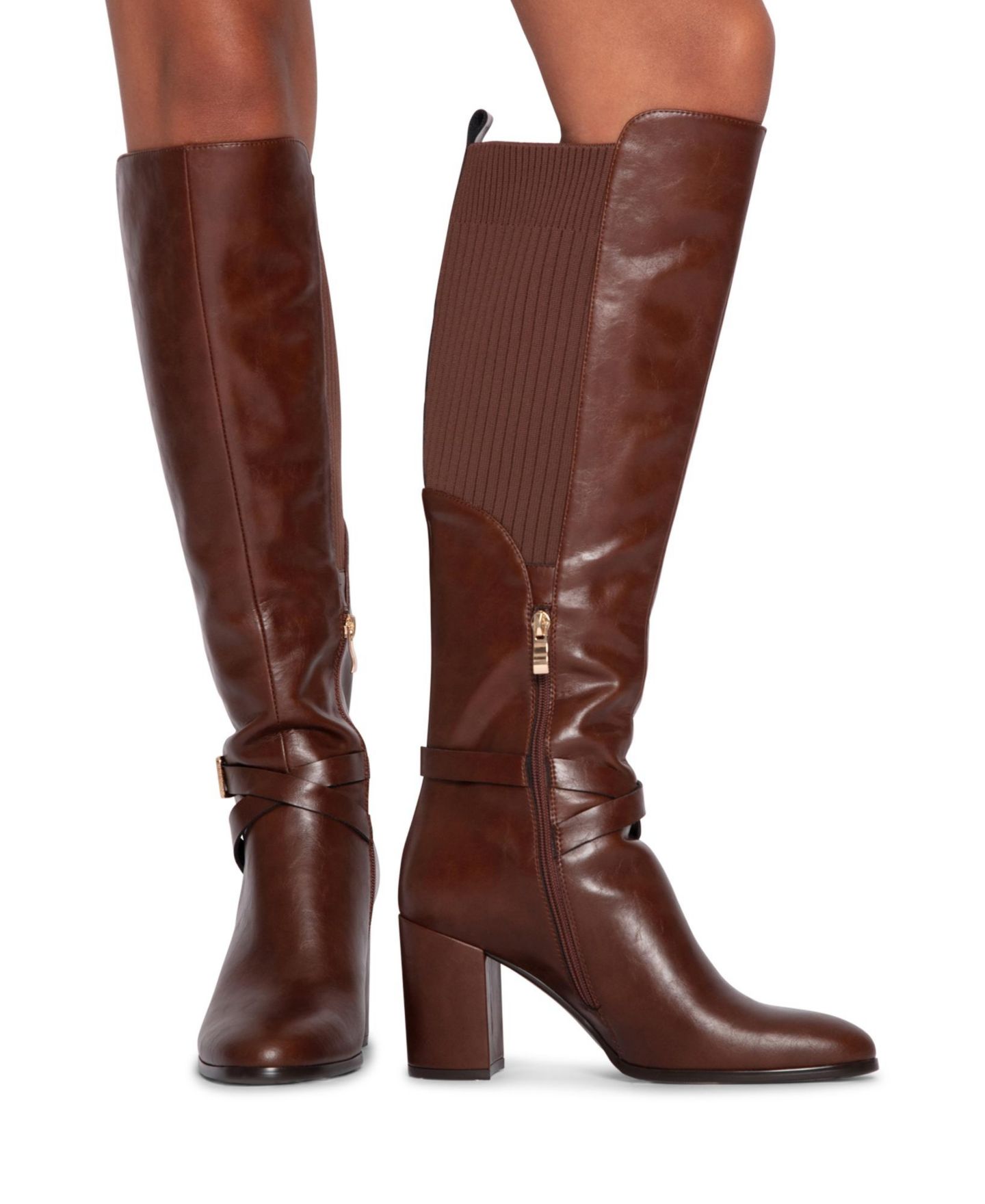 Женские ботинки Belle & Bloom Breton Knee High Boot, цвет: Коричневый — фото 5
