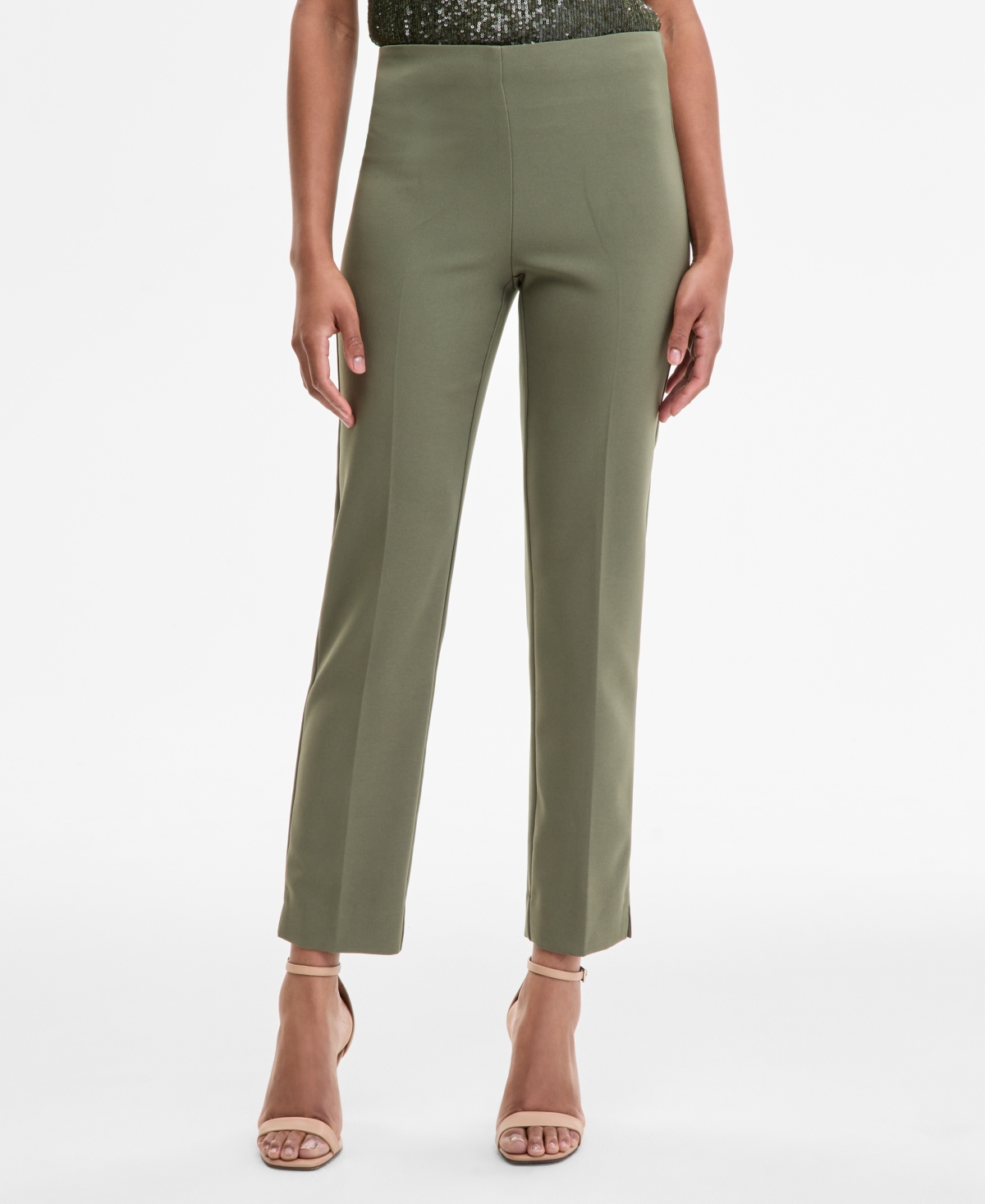 Anne Klein Women's Pull-on Urban Stretch Ankle Pants