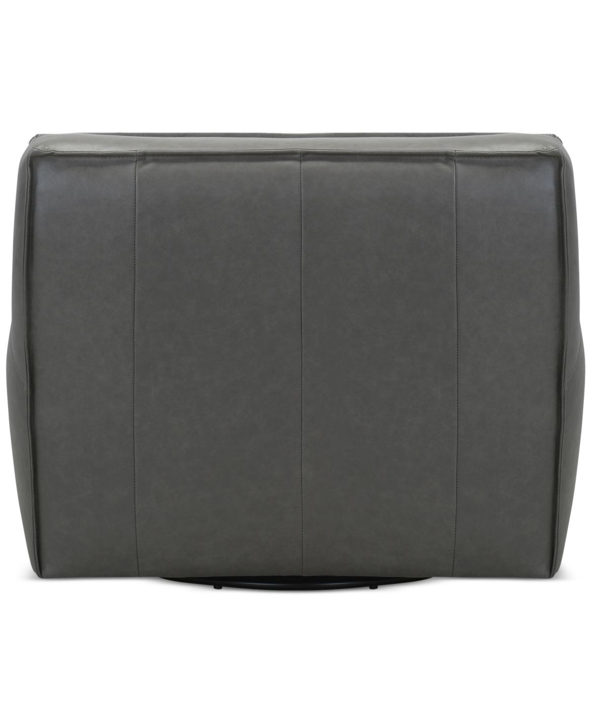 Macy's Glympton 44" Leather Swivel Chair, Exclusively At