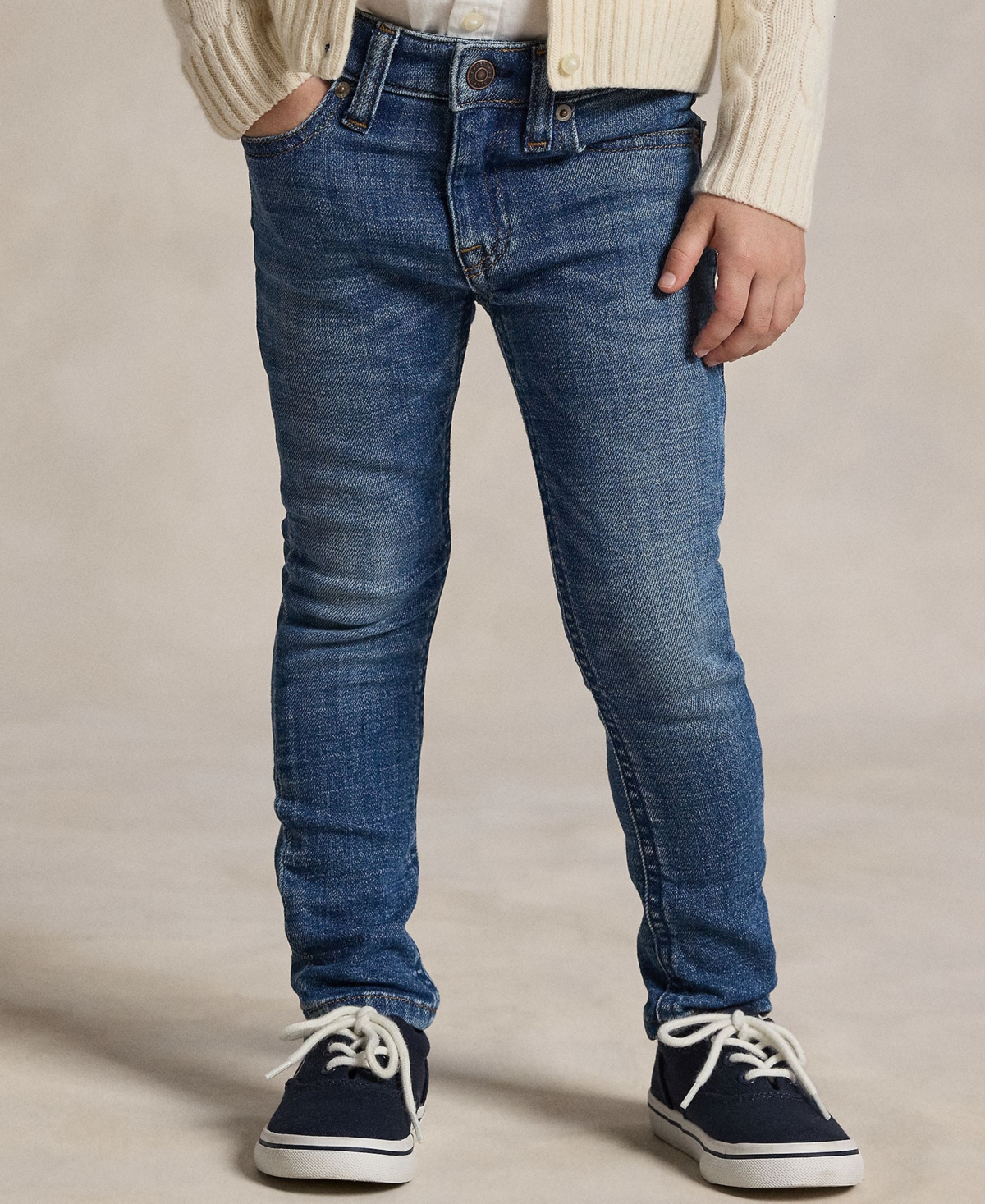 Polo Ralph Lauren High-rise Skinny Fit Stretch Jean In Blue