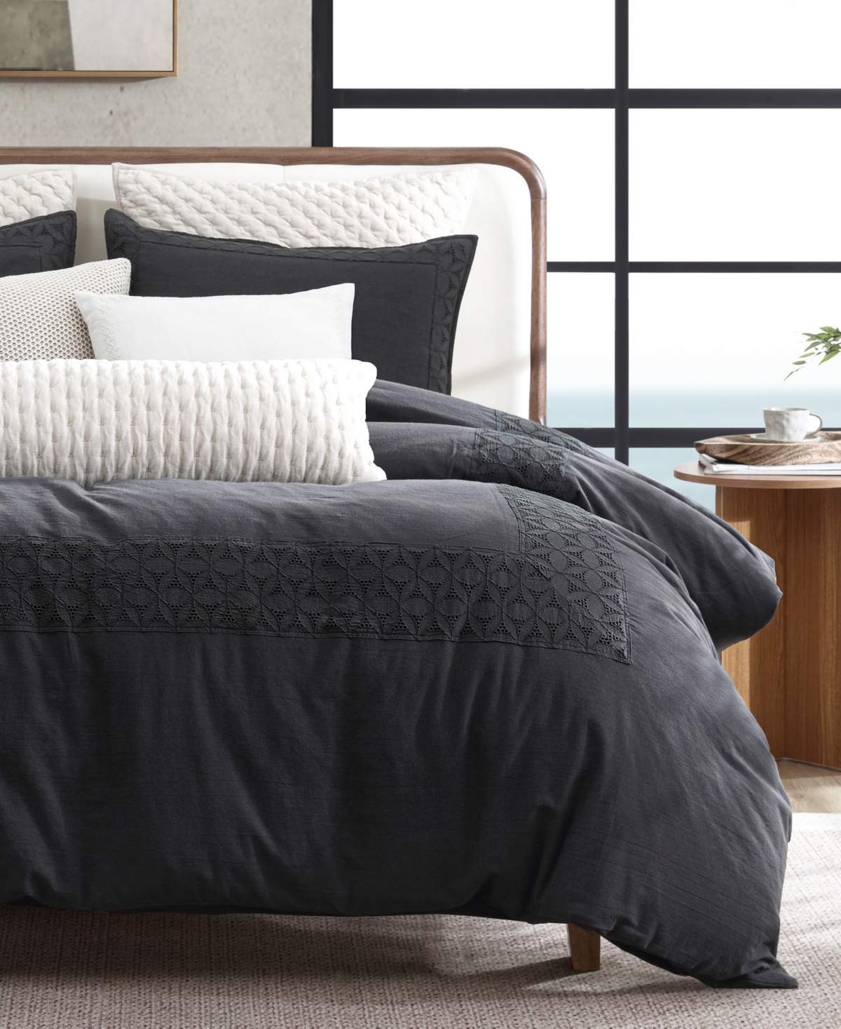 Dkny Pure Velveteen Accent Pillow In Orange Crush