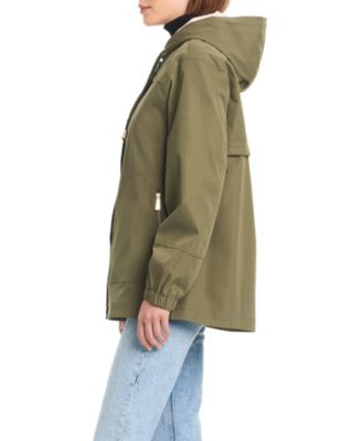 Kate Spade New York ★ Hooded Rain Jacket kate spade new york Women's Hooded Printed A-Line Raincoat