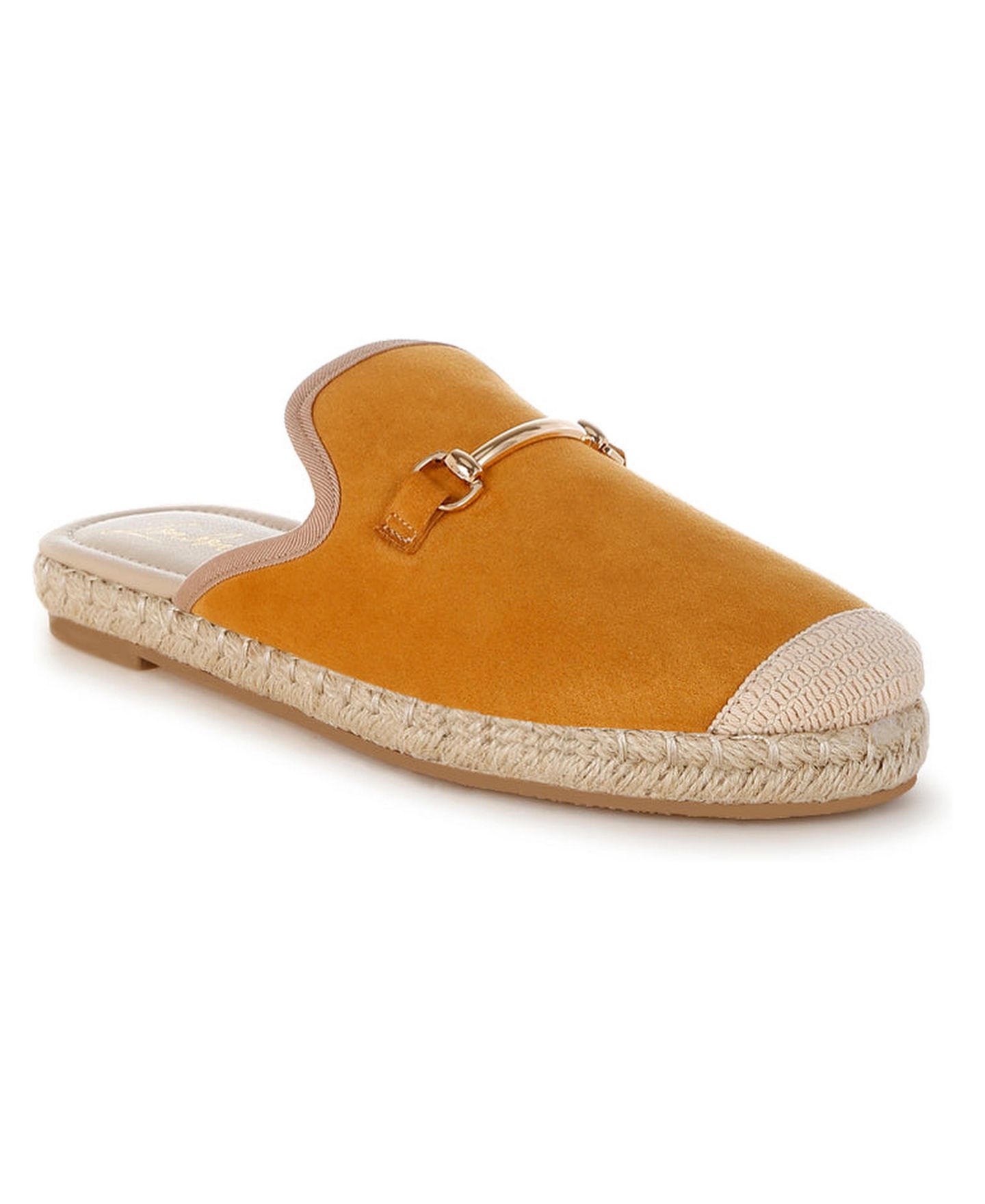 Женские сабо London Rag Nazaya Horsebit Detail Espadrilles Mules, цвет: Бежевый / Хаки — фото 2