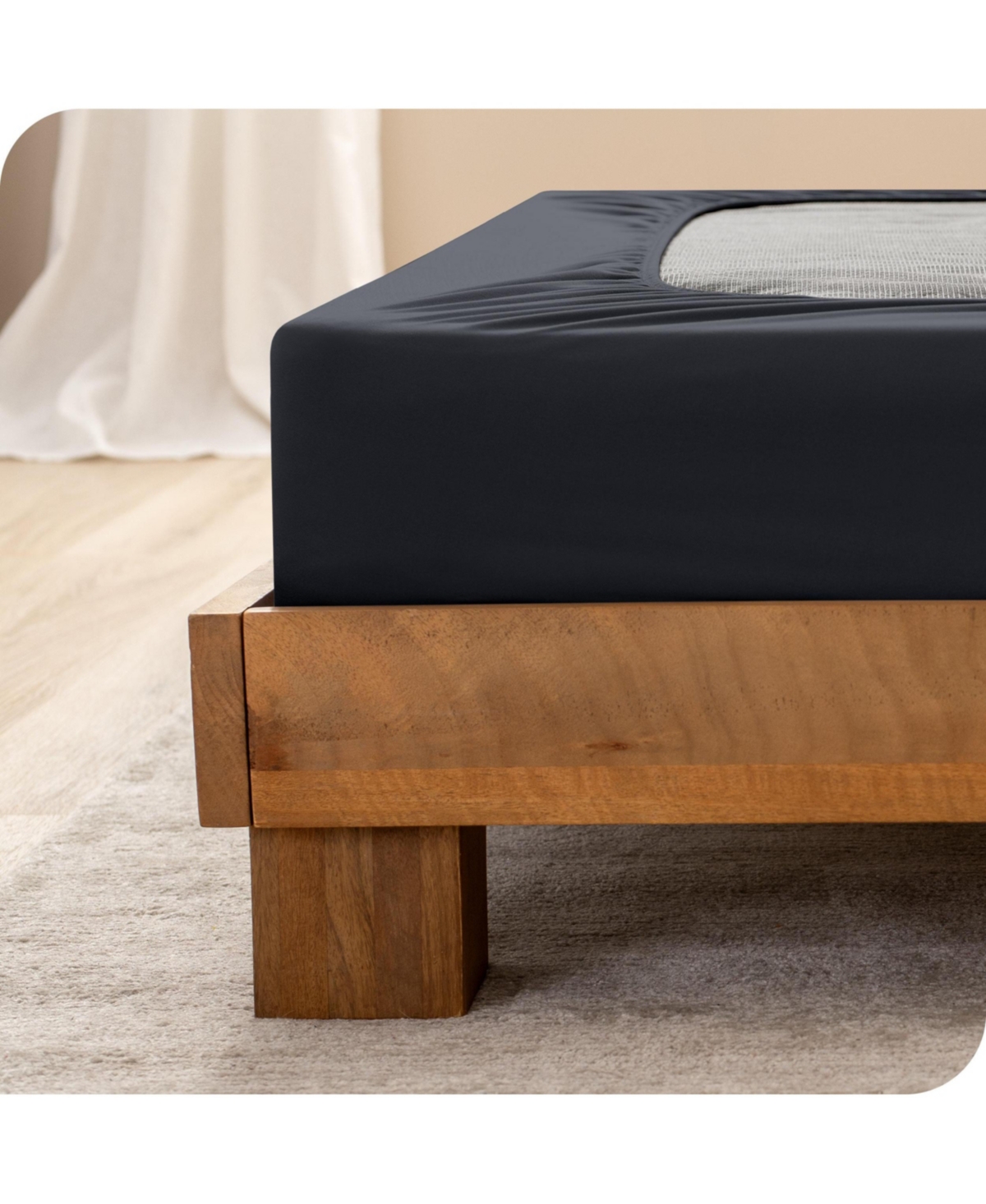 Bare Home Wrap Around Box Spring Cover