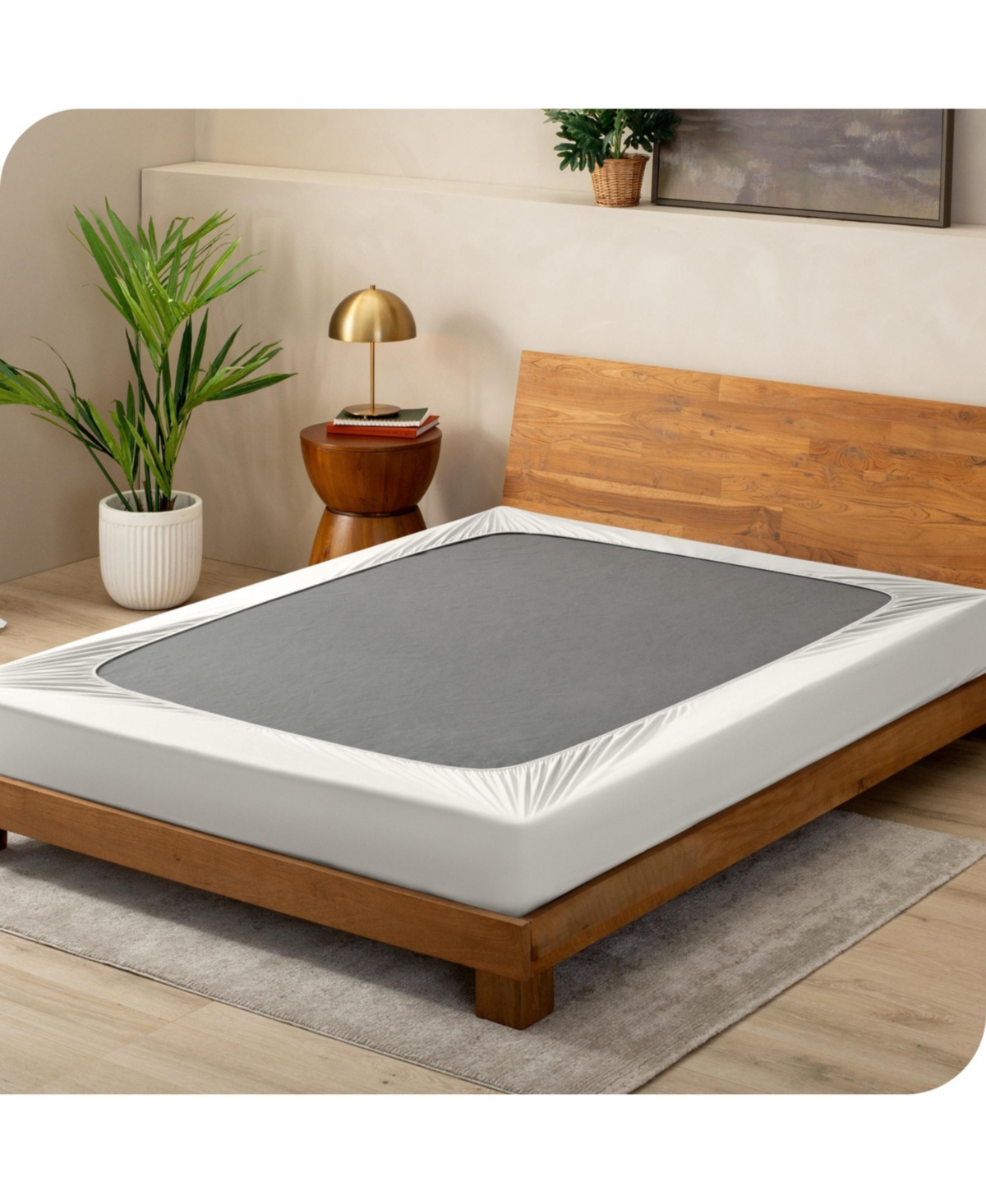 Bare Home Wrap Around Box Spring Cover