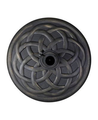 Universal Cement Patio Umbrella Base - Weatherproof - 19.25" Diameter