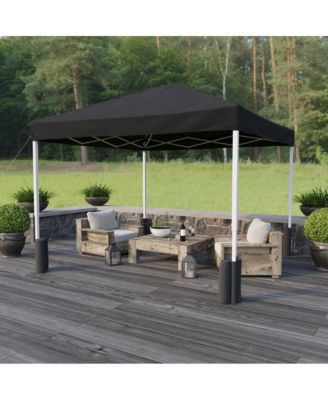 Ukko 10'X10' Weather Resistant, Uv Coated Pop Up Canopy Tent With Sandbags And Wheeled Case