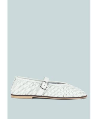 Womens Nazuka Handcrafted Real Suede Leather Flats