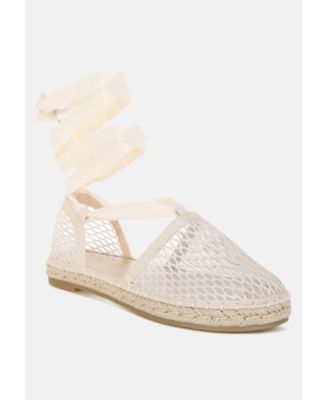 Sonara Mesh Flat Espadrille Sandals