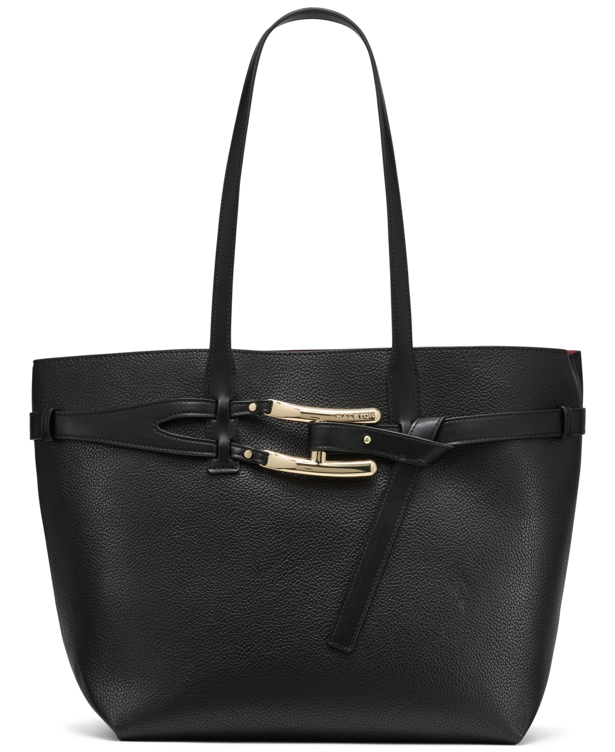 Halston Tasha Mini Tote Bag In Black