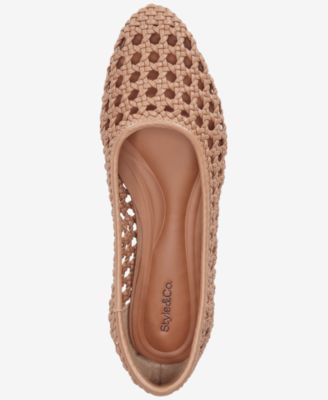 Women's Tesss Flat Woven Flats, Exclusively at Macy's