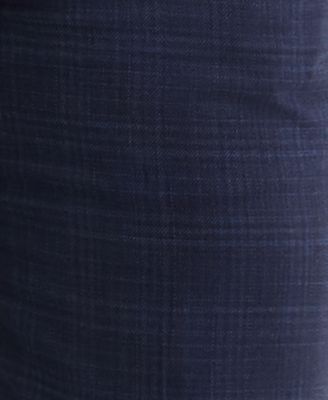 Men's Slim-Fit Wool-Blend Suit Pants