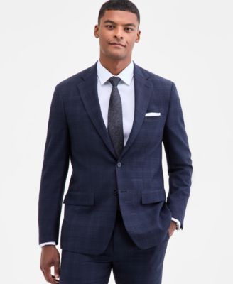 Calvin Klein - Men's Slim-Fit Wool-Blend Suit Jacket