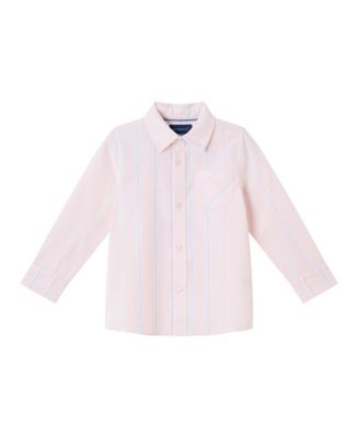 Toddler Boys Toddler/Child Pink Striped Oxford Buttondown Set