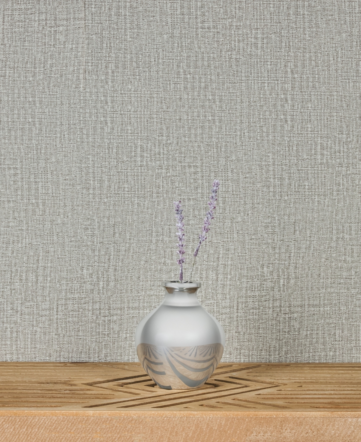 Nambe Posey Medium Vase, 5" In Silver