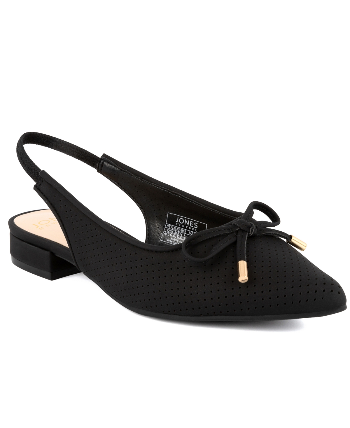 Women's Qeemeh Perforated Slingback Flats - Bone