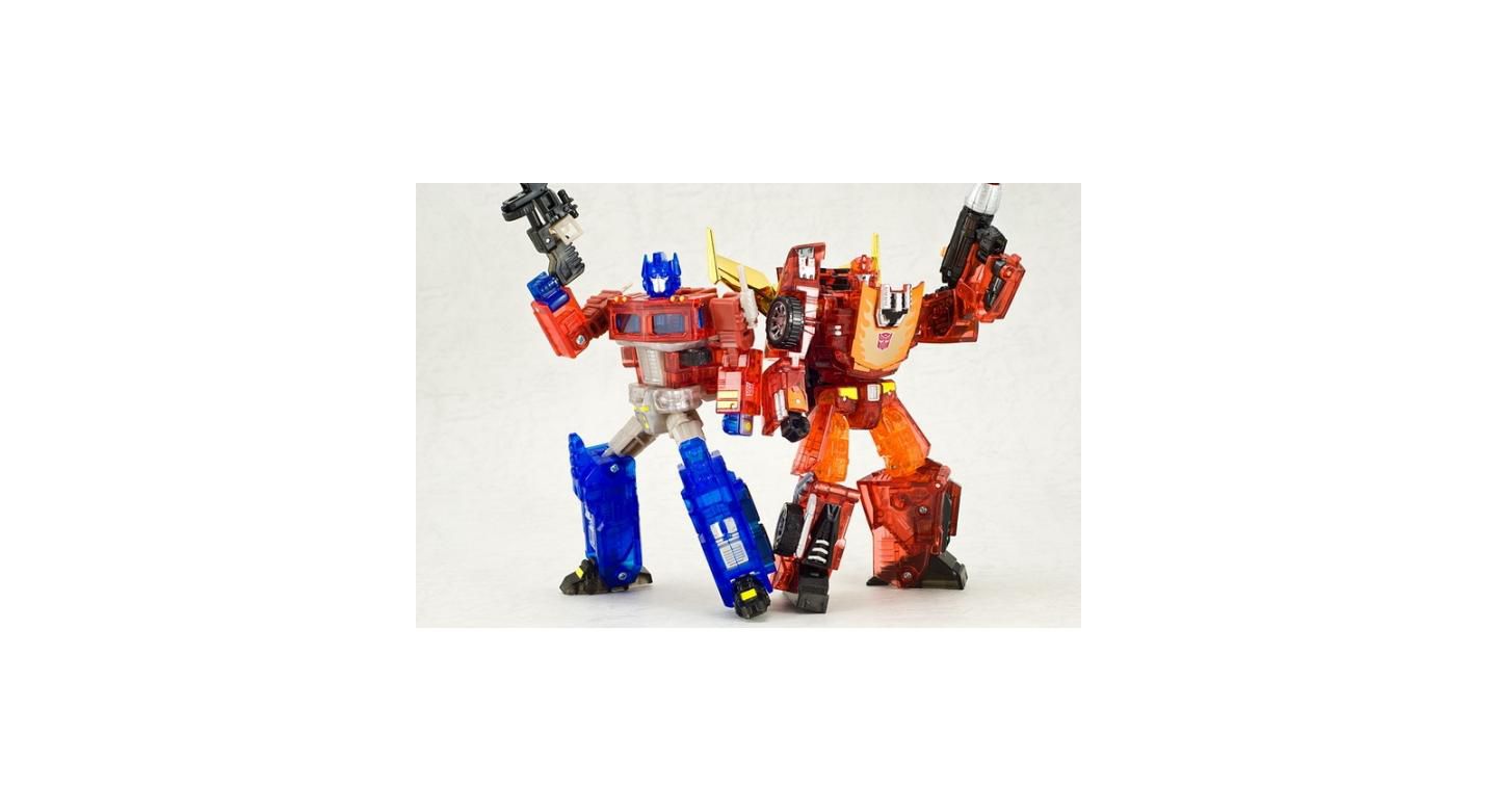 Детские фигурки Transformers Sons of Cybertron Optimus Prime and Hot Rodimus Set Henkei Classics — фото 1