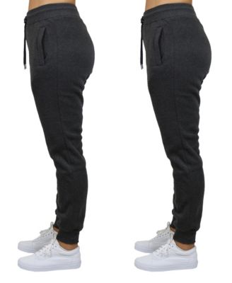 Women's Loose Fit Fleece Lined Jogger Sweatpants-2 Pack