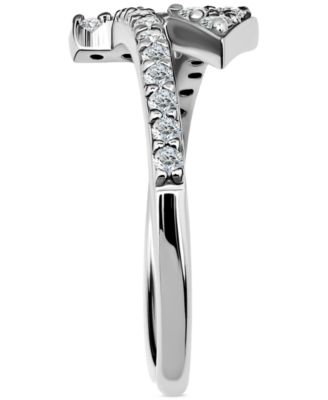Cubic Zirconia Arrow Bypass Adjustable Toe Ring in Sterling Silver (also in 18k Gold-Plated Sterling Silver), Exclusively at Macy's