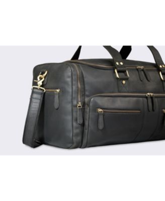 100% Full Grain Leather Duffel Bag - Only Duffel You will Need
