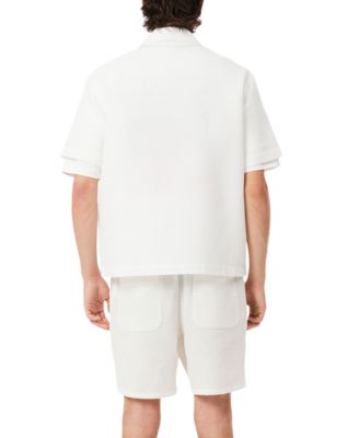 Men's Relaxed-Fit Waffle-Fabric Shorts