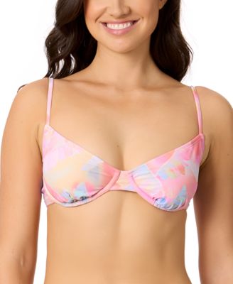 Salt + Cove - Juniors' Sunset Palms Underwire Bikini Top