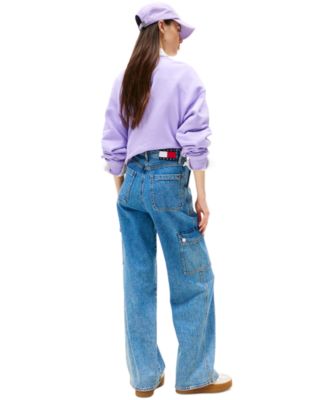 Women's Claire High-Rise Wide-Leg Cargo Jeans