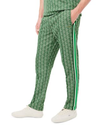 Men's Geo Print Elastic-Waist Pants