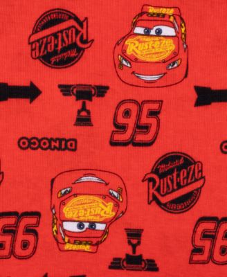 Toddler Boys Cotton Short-Sleeve Tops & Shorts Pajamas, 4 Piece Set