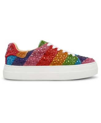 Betsey Johnson Women's Sidny Rhinestone Platform Sneakers