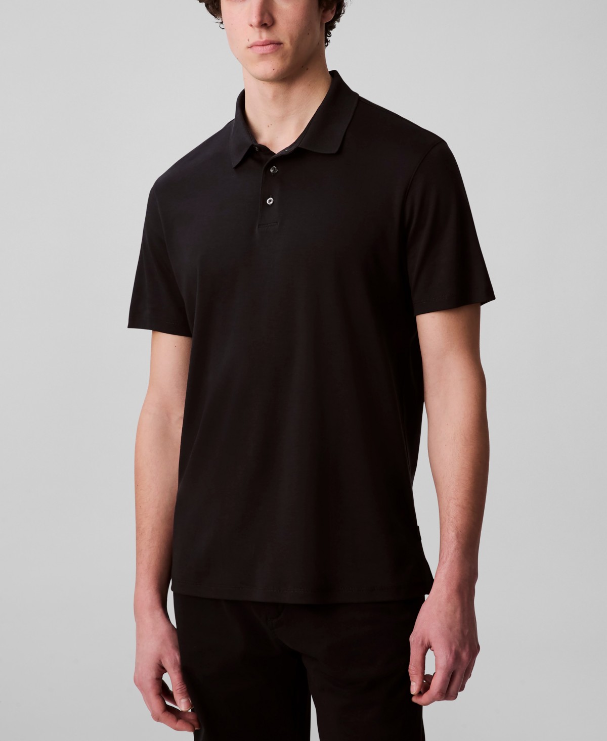 Мужские Calvin Klein Men's Supima Short-Sleeve Polo Shirt — фото 1
