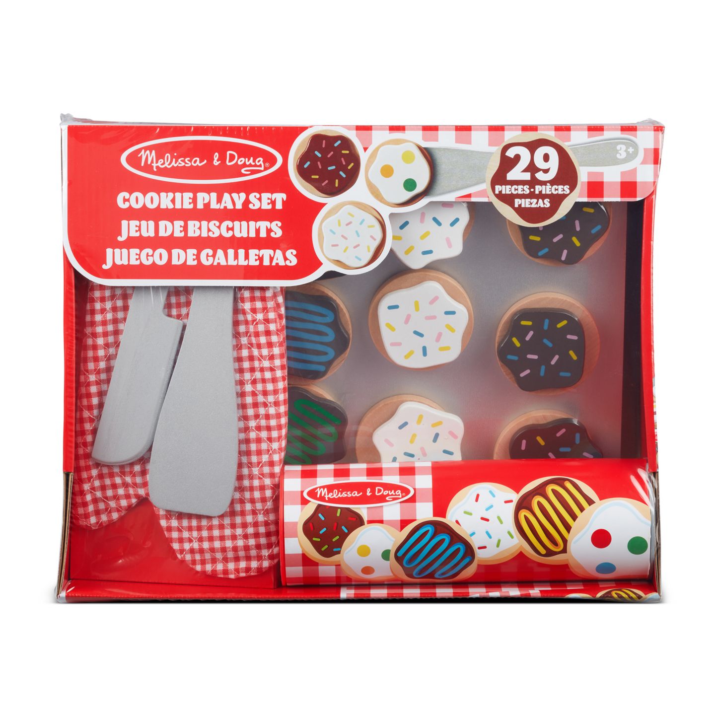 Детские игрушки Melissa and Doug Slice and Bake Wooden 30-Piece Cookie Set, Ages 3+ — фото 2