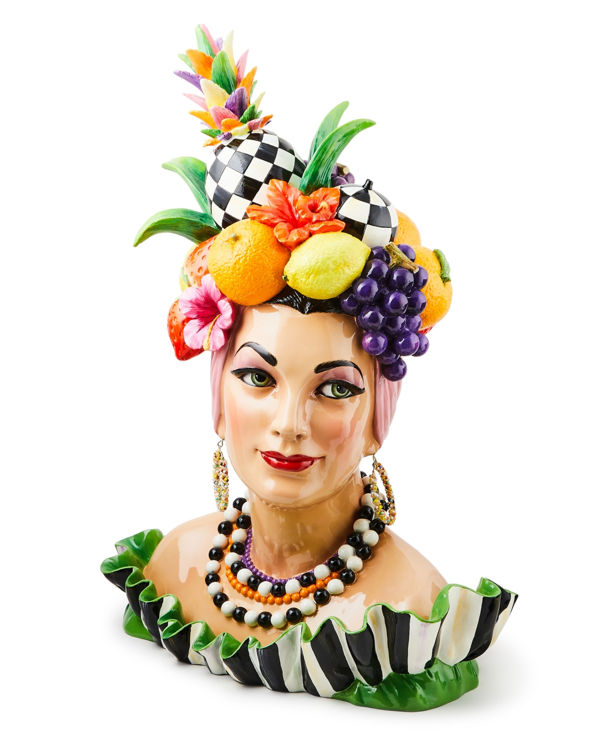 Mackenzie-childs Tutti Frutti Ambrosia Lady Figure In Multi