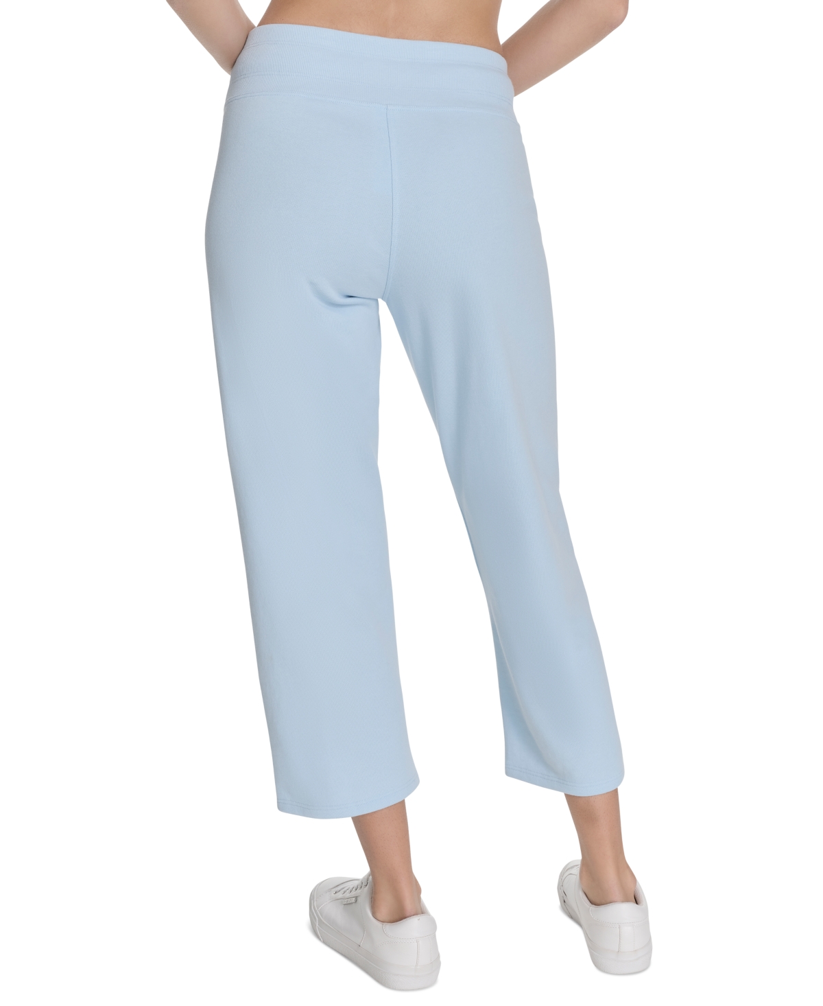 Shop Calvin Klein Women's Cropped Drawstring-waist Pants