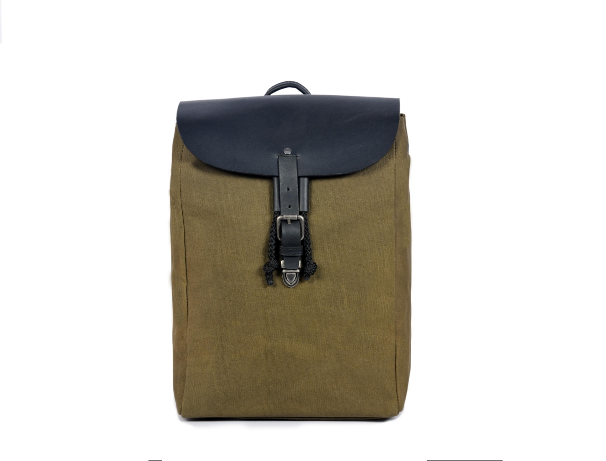 Explorer Elegance Leather Backpack
