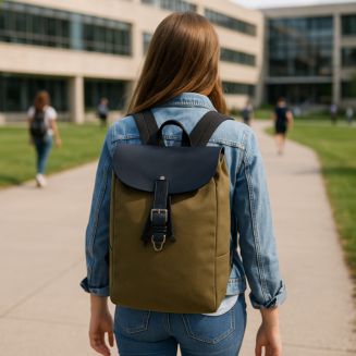 Aaron Leather Goods Explorer Elegance Leather Backpack - Macy's