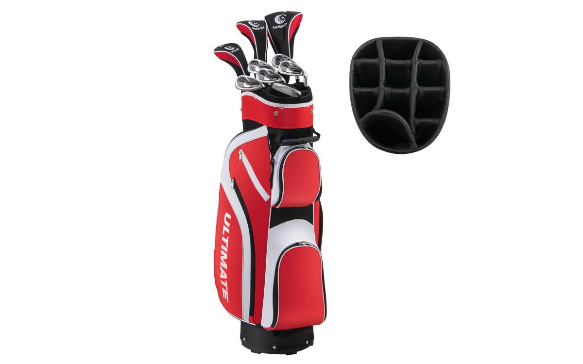 10-Piece Ladies Golf Set - Red
