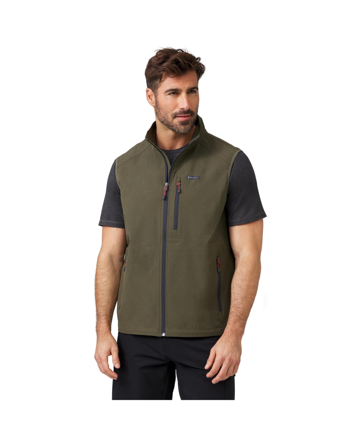 Men's Stretch Rip Stop Adventure Vest - Olive