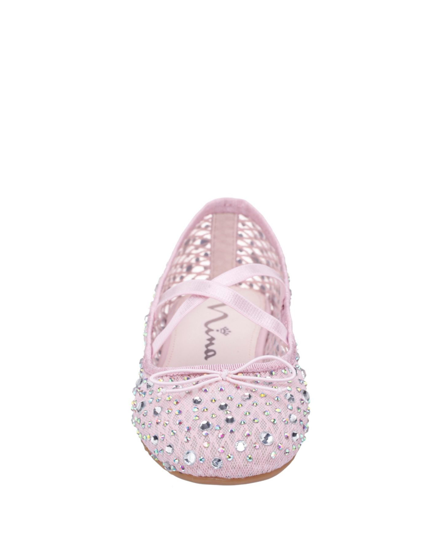 Балетки Nina Hadley Ballet Flats для девочек, цвет: Пудровый — фото 4