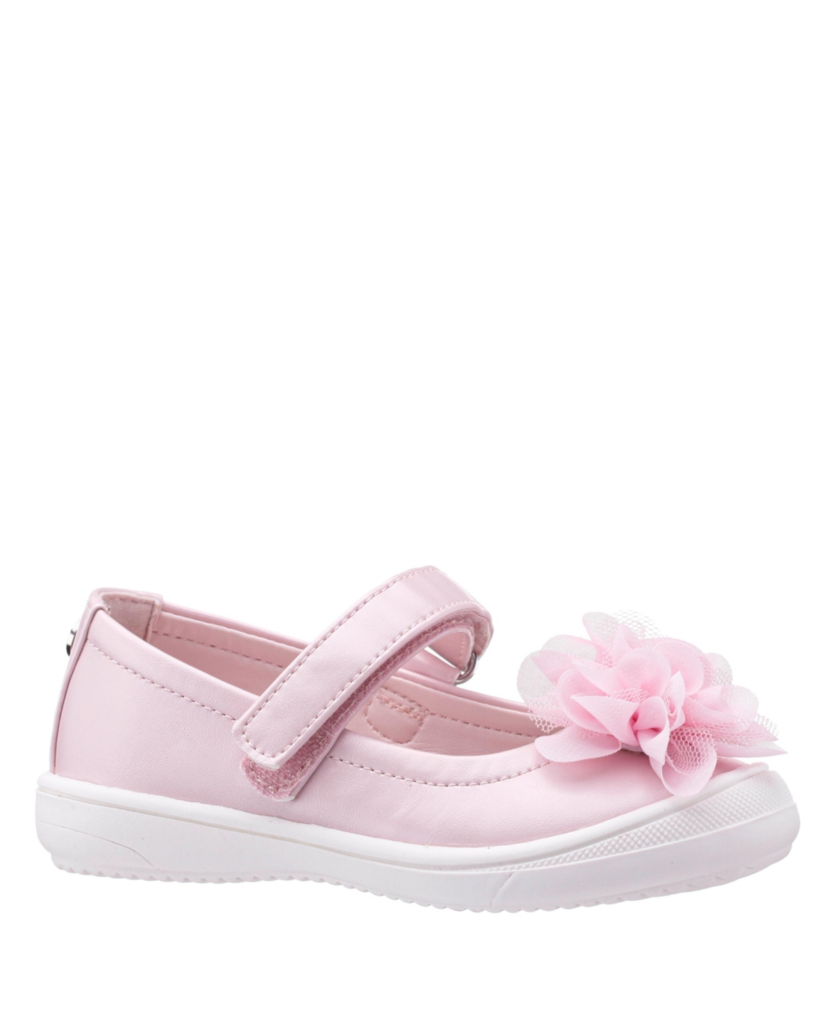 Nina Little Girls Natty Pearlized Round Toe Sneakers In Light Pink